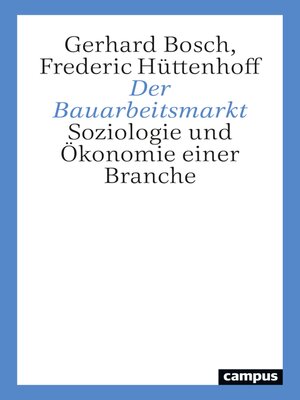 cover image of Der Bauarbeitsmarkt